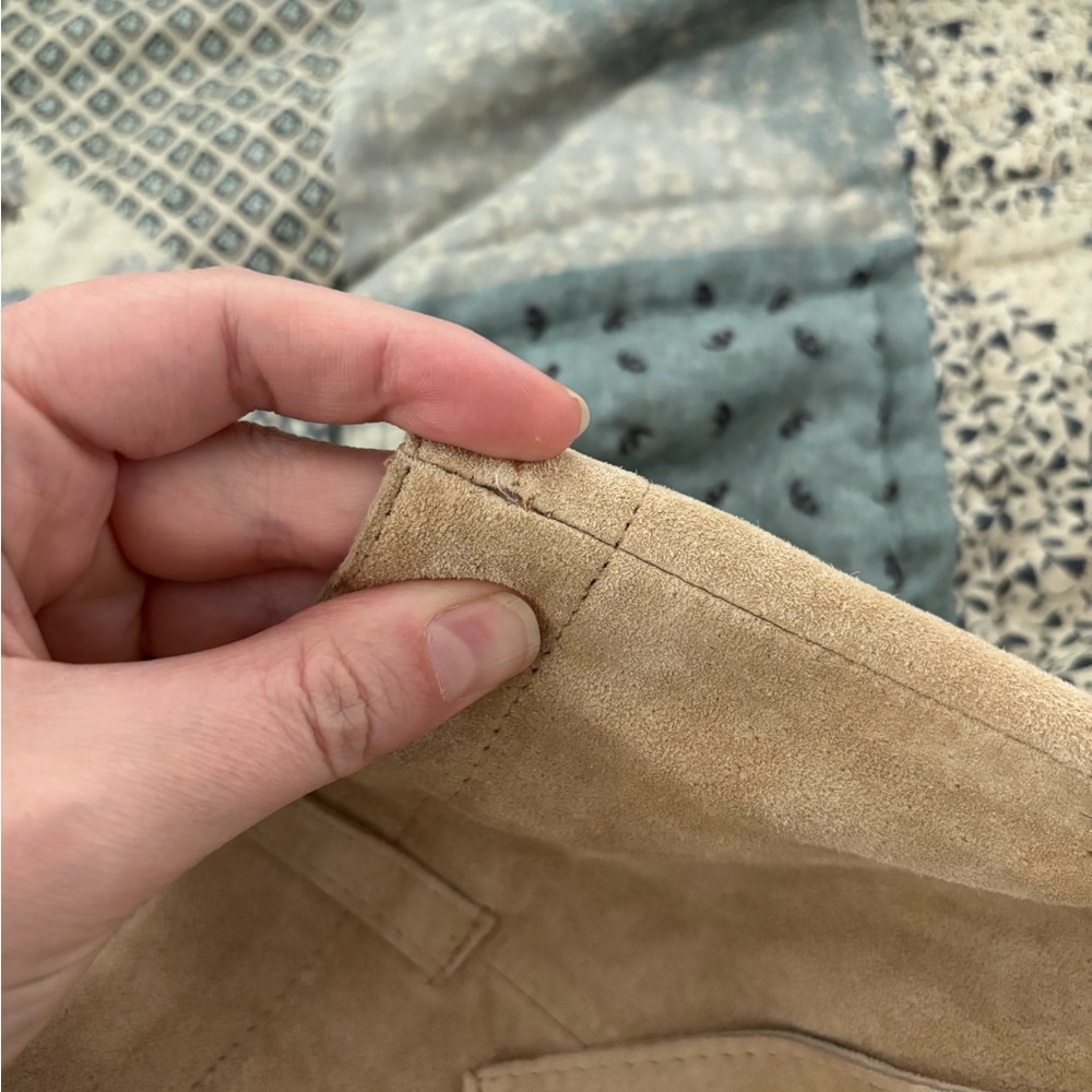 Isaac Mizrahi Tan A-Line Skirt - Picture 7 of 8